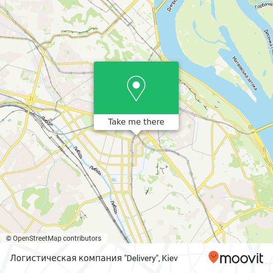 Логистическая компания "Delivery" map