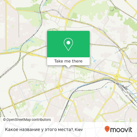 Какое название у этого места? map