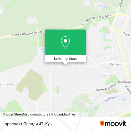 Карта проспект Правди 47