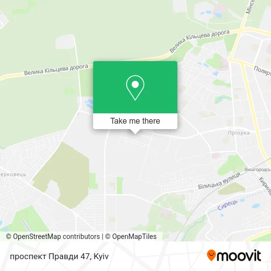 Карта проспект Правди 47