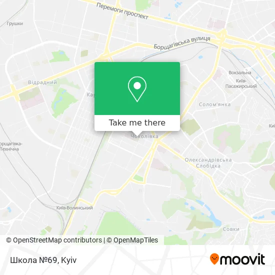 Карта Школа №69