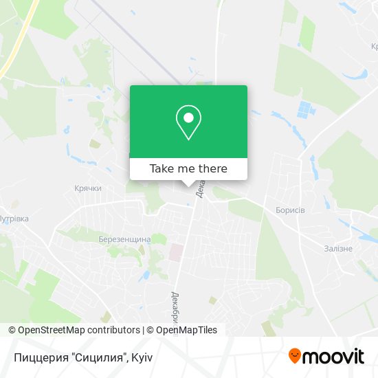 Пиццерия "Сицилия" map