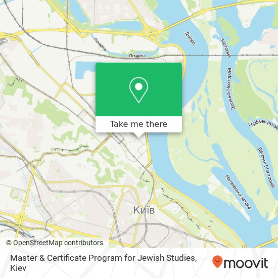 Master & Certificate Program for Jewish Studies map