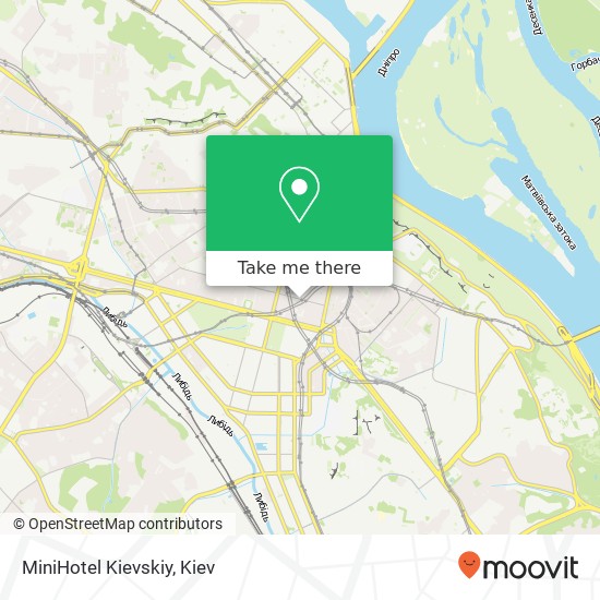 Карта MiniHotel Kievskiy