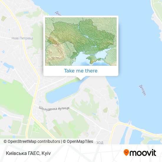 Київська ГАЕС map