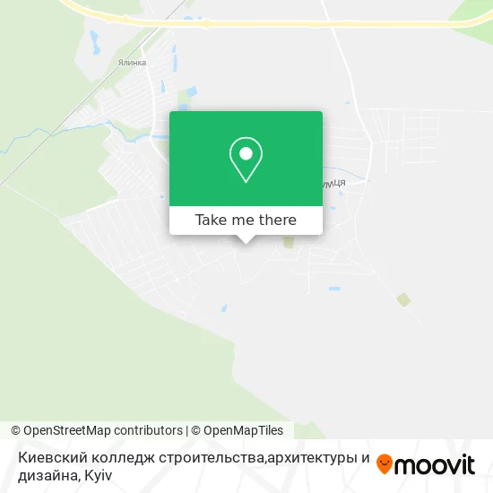 Киевский колледж строительства,архитектуры и дизайна map