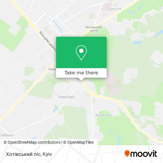 Хотівський ліс map