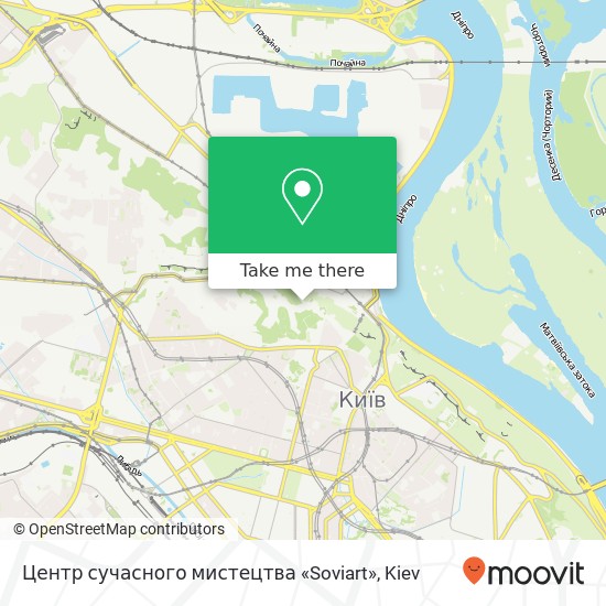 Центр сучасного мистецтва «Soviart» map