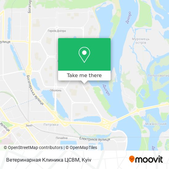 Ветеринарная Клиника ЦСВМ map