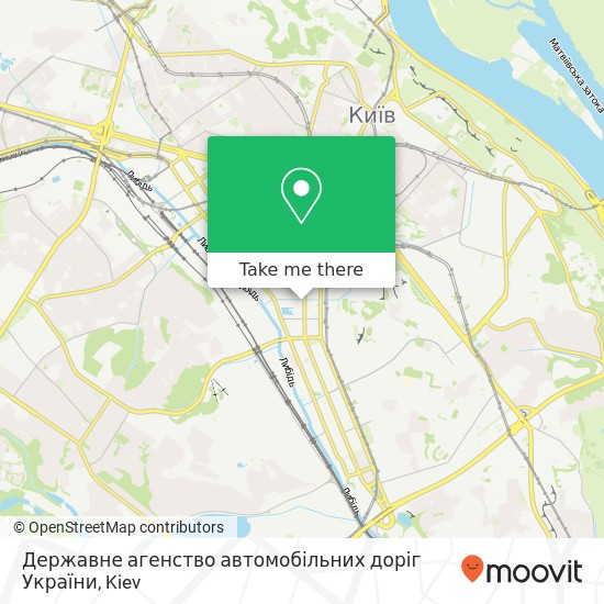 Державне агенство автомобільних доріг України map