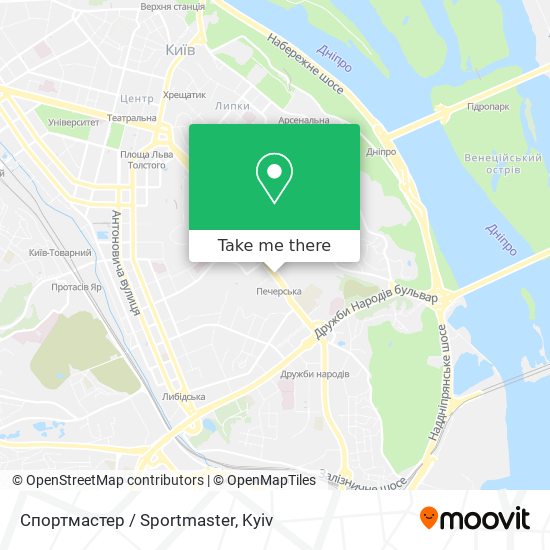 Спортмастер / Sportmaster map