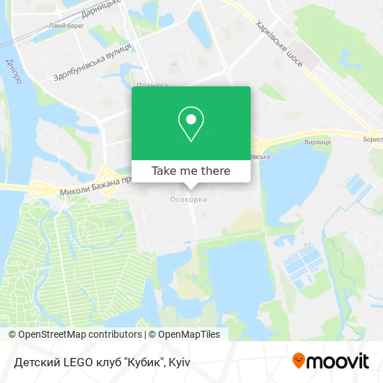 Детский LEGO клуб "Кубик" map