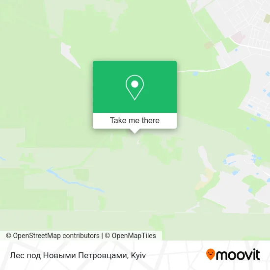 Лес под Новыми Петровцами map