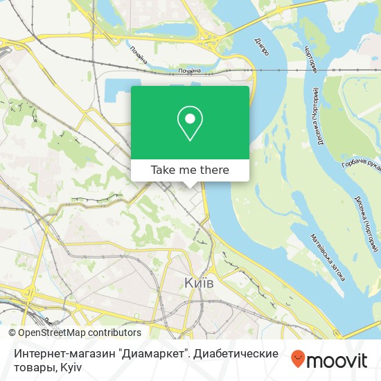 Интернет-магазин "Диамаркет". Диабетические товары map