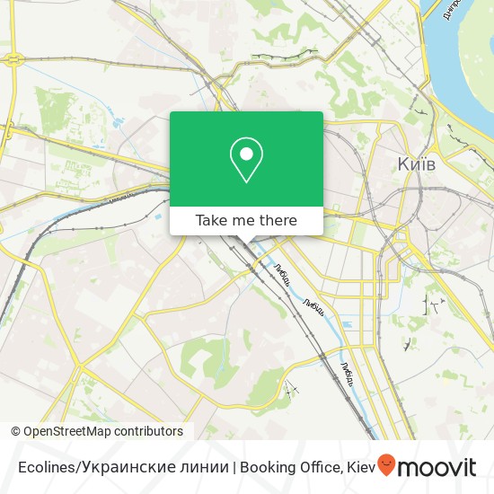 Ecolines / Украинские линии | Booking Office map