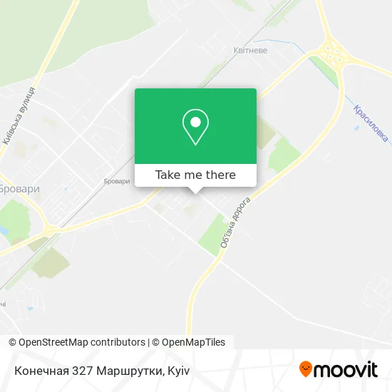 Конечная 327 Маршрутки map