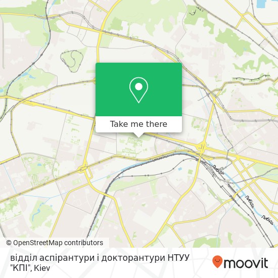 відділ аспірантури і докторантури НТУУ "КПІ" map