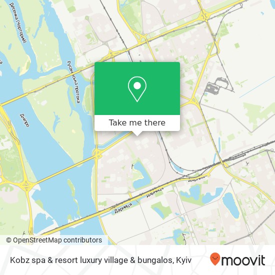 Kobz spa & resort luxury village & bungalos map