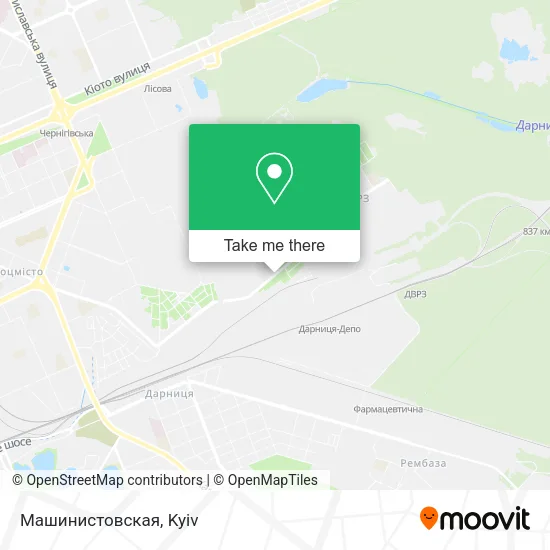 Карта Машинистовская