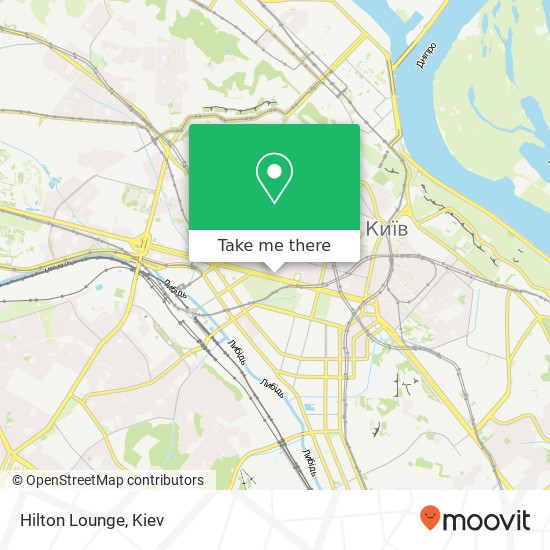 Hilton Lounge map