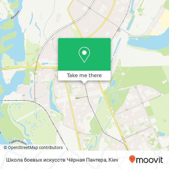 Школа боевых искусств Чёрная Пантера map