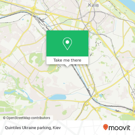 Quintiles Ukraine parking map