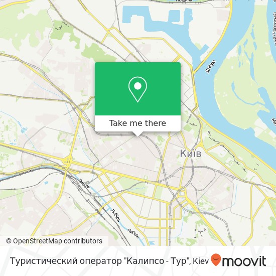 Туристический оператор "Калипсо - Тур" map