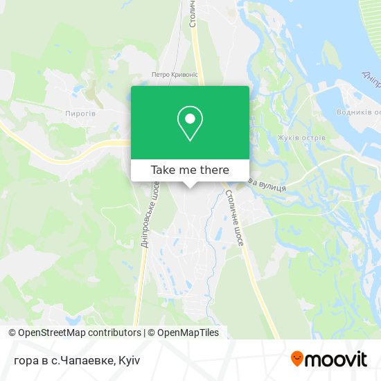 Карта гора в с.Чапаевке