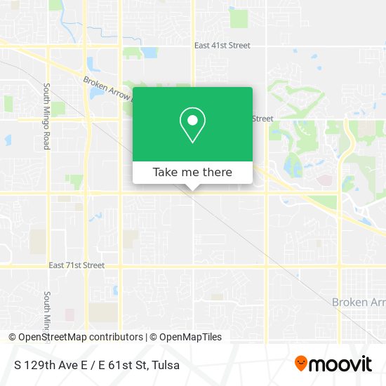 S 129th Ave E / E 61st St map