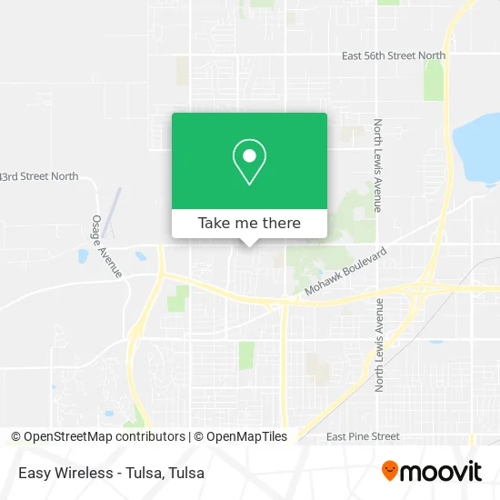 Easy Wireless - Tulsa map
