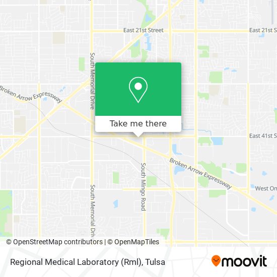 Mapa de Regional Medical Laboratory (Rml)