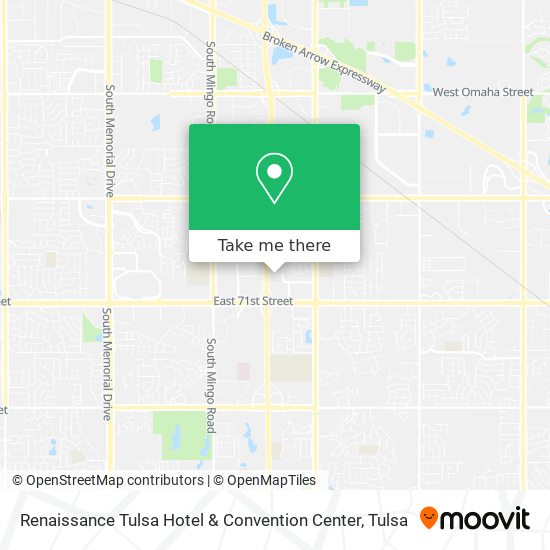 Mapa de Renaissance Tulsa Hotel & Convention Center