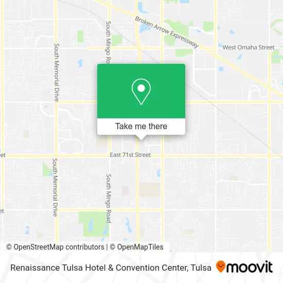 Renaissance Tulsa Hotel & Convention Center map