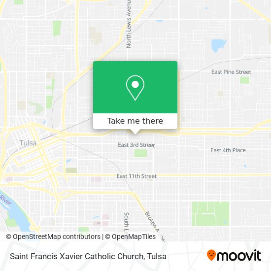 Saint Francis Xavier Catholic Church map