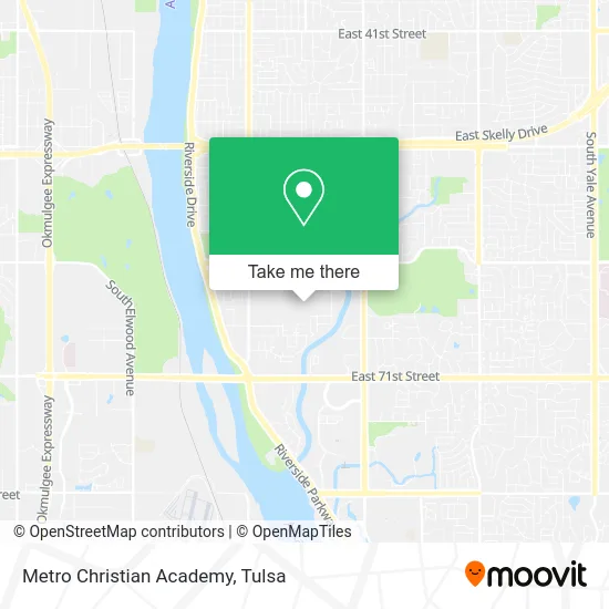 Metro Christian Academy map