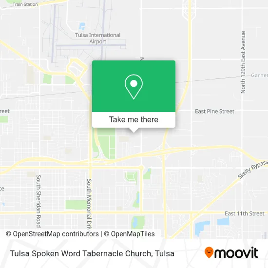 Tulsa Spoken Word Tabernacle Church map
