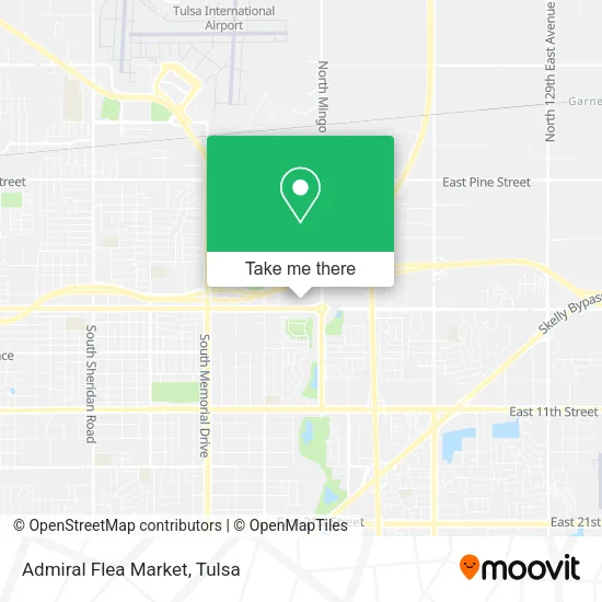 Admiral Flea Market map