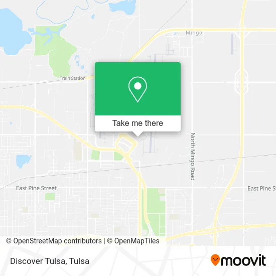 Discover Tulsa map