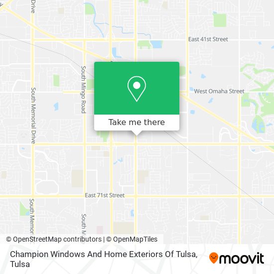 Mapa de Champion Windows And Home Exteriors Of Tulsa