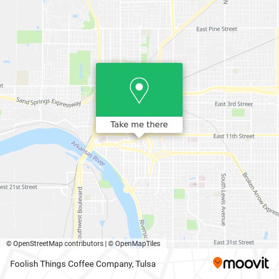 Mapa de Foolish Things Coffee Company