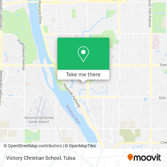 Victory Christian School map