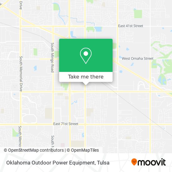 Mapa de Oklahoma Outdoor Power Equipment