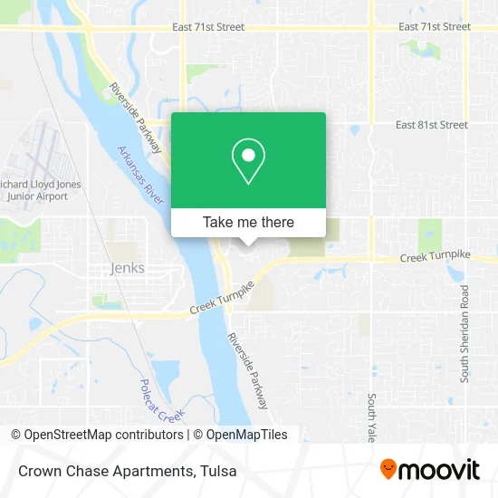 Crown Chase Apartments map