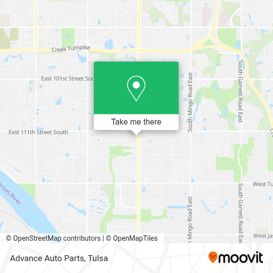 Advance Auto Parts map