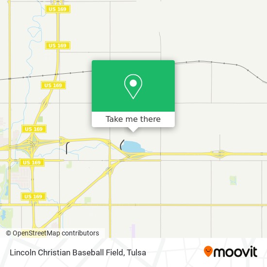 Lincoln Christian Baseball Field map