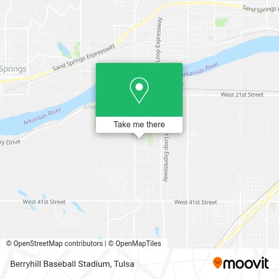 Berryhill Baseball Stadium map