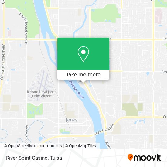 Mapa de River Spirit Casino