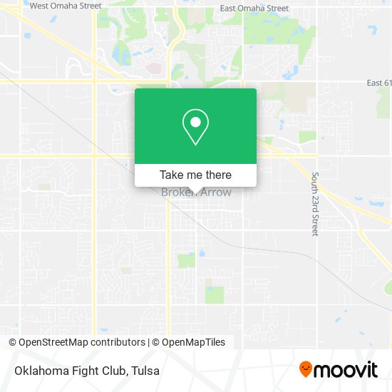 Mapa de Oklahoma Fight Club