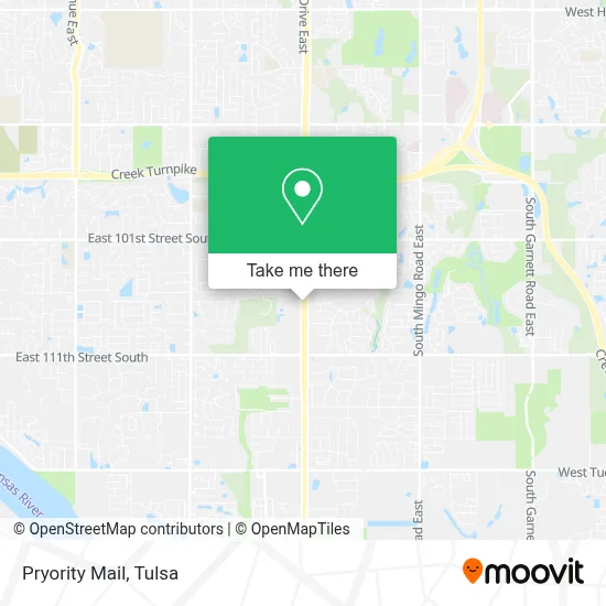 Pryority Mail map