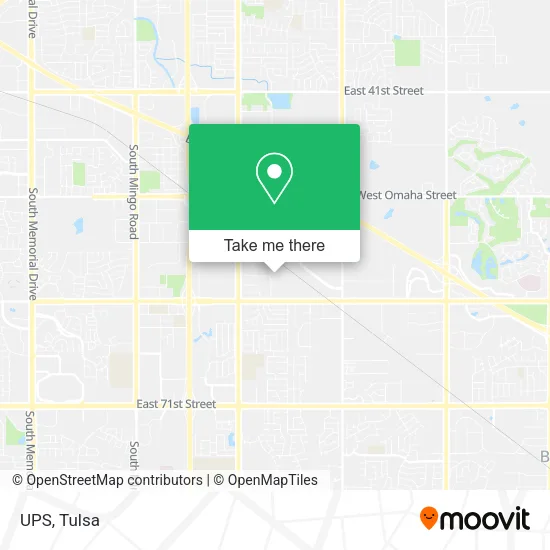 UPS map